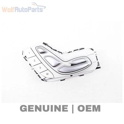 Mercedes-Benz C43 AMG 2017-2020 - Interruptor de ajuste del asiento de la puerta delantera izquierda Foto 1 de 4