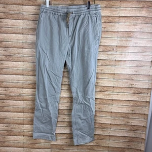 Faherty Stretch Pants Size XL Drawstring Mens Cotton Huckberry Linen Blend - Picture 1 of 7