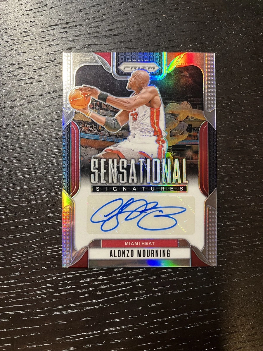Alonzo Mourning Autographed Basketball Trading Cards & Accessories