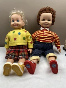 Corky And Cricket Dolls 1985-86 Vintage Dolls, DOLLS ONLY Untested Clean Battery - Picture 1 of 14