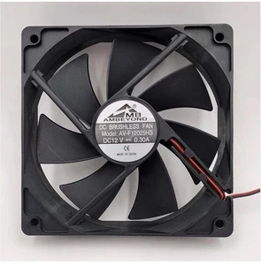1 PCS AMBEYOND AV-F12025HS DC12V 0.3A 12cm 2-Wire DC Cooling Fan - Picture 1 of 2