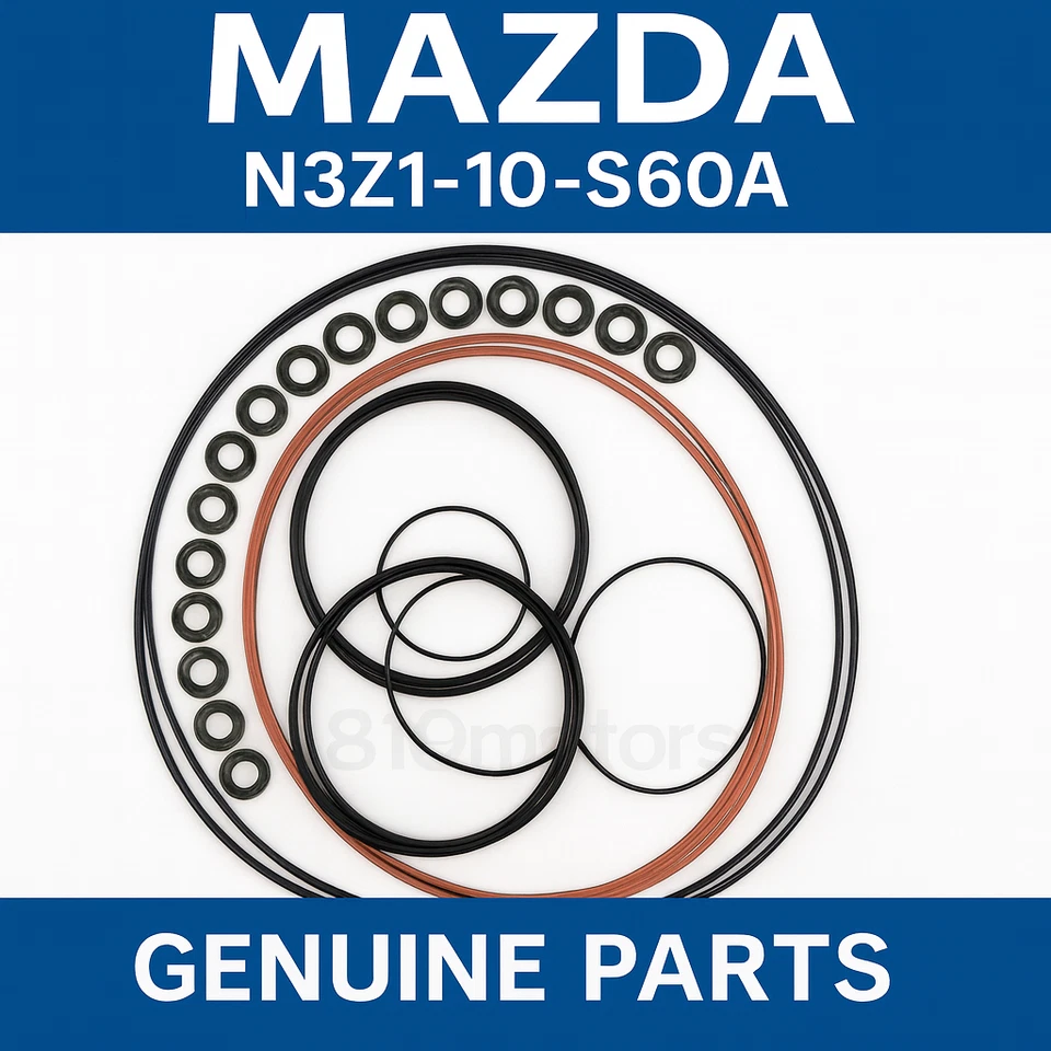 Juego completo de juntas de junta tórica para carcasa de motor MAZDA RX-8 N3Z1-10-S60A genuino Foto 1 de 1