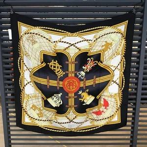 Hermes Carre Wash 90 Horse Attire Silk Scarf - Picture 1 of 6
