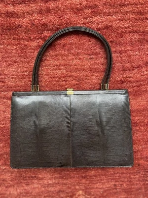 Exklusive Damen Handtasche, Premium Henkeltasche, Schlangen Style, Vintage - Bild 1 von 4