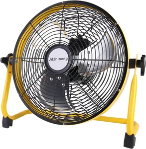 12" Battery Operated Fan, 15000Mah Rechargeable Floor Fan with Metal Blades, Out - Picture 1 of 6
