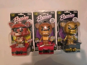 Funko Popsies Five Nights At Freddy's FOXY FREDDY Gold FAZBEAR (9) - Picture 1 of 5