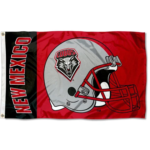 New Mexico Lobos Football Helmet Flag Large 3x5 Cover