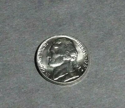 1987-P JEFFERSON NICKEL (5c)  "BU UNCIRCULATED"  PHOTO STOCK ITEM BUY IT - Image 1 of 2