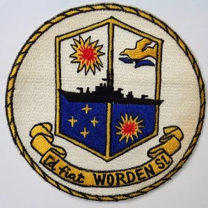 Vietnam USN US Navy USS Worden CG-18 Guided Missile Cruiser Patch Japanese made - Bild 1 von 2