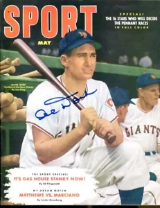 Al Dark Signed 1952 Sport Magazine Autographed Giants Ex/MT Nice 54451 - Picture 1 of 1