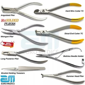 Orthodontic Dental Pliers Bracket Remover Distal End Wire Tweezer Mathieu - Picture 1 of 11
