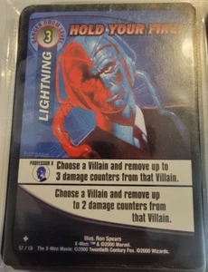 Hold Your Fire! # 57/131 X-Men Trading Game Cards Uncommons TCG WOTC 2000 XMEN - Picture 1 of 1