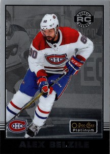 2020-21 UD O-Pee-Chee Platinum Retro ALEX BELZILE #R-96 Canadiens OPC RC Rookie
