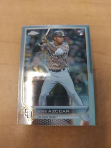 Jose Azocar 2022 Topps Chrome Rookie RC San Diego Padres - Picture 1 of 2