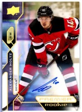 2021-22 Upper Deck Premier Autographs Gold #150 Alexander Holtz RC AUTO /35