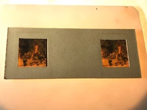 O1-9 RISQUÉ PHOTO SLIDES - STEREO LOCKSLIDE - OUTSIDE - Picture 1 of 2