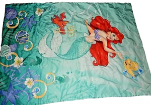 5J !WOW! Vintage Disney The Little Mermaid Toddler bed Comforter Blanket - Picture 1 of 3