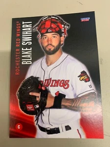 Blake Swihart Card 2021 Rochester Red Wings Team Card - Picture 1 of 1