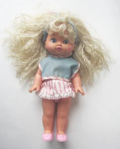 1988 Lil Miss Magic Dress Up Doll 13" Doll Mattel 1988 Color Streak Hair NICE - Bild 1 von 4