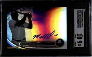 Marcell Ozuna* RC “Big Bear" 2013 Bowman Platinum Auto Autograph Rookie #BPAP-MO - Picture 1 of 2
