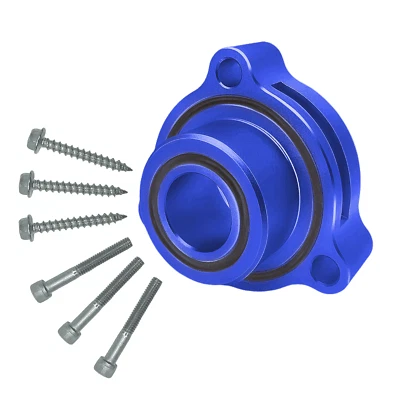 Turbo Blow off Valve Adapter BOV Blue For 2015-2019 FORD MUSTANG 2.3L ECOBOOST Foto 1 de 4