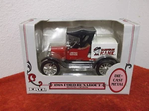 VINTAGE NEW "ERTL" RED 1918 FORD RUNABOUT HARDWARE HANK .DIE-CAST BANK.... - Picture 1 of 8