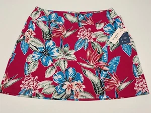 NWT Tommy Bahama Skort Skirt S L XL Hot Pink Pockets Golf Tennis Pickleball B1 - Picture 1 of 11