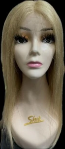 Schlanke Chloe blonde Lace Front Perücke - glatt 100% Echthaar (20"-26")!!! - Bild 1 von 5