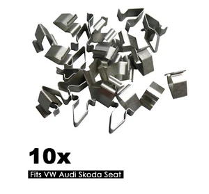 10x for Audi Skoda Seat 321 Sheet Metal Clamp Metal Holder Brackets Socket Clip - Picture 1 of 1