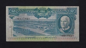 Portugal Portuguese Angola 50 ESCUDOS 1962 P-93 VF - Picture 1 of 2