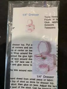 Kit de vestidor victoriano en miniatura para casa de muñecas escala 1/4 - Imagen 1 de 2