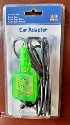 Car Adapter (NUOVO SIGILLATO) x Nintendo Game Boy, Gameboy Color e Pocket "RARO - Immagine 1 di 2