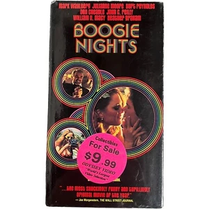 Boogie Nights VHS Tape 1998 Mark Wahlberg Julianne Moore Sealed Odyssey Video - Picture 1 of 6