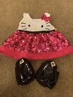 Build A Bear Hello Kitty Dress Pink Sequin Face Bow Sanrio Teddy Clothes Outfit