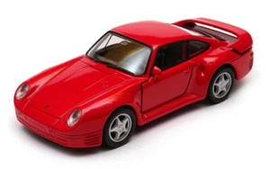 Welly Porsche 959 Red 1:34 1:39 Scales 4.5 Inch Diecast Model Car in Box - Picture 1 of 5