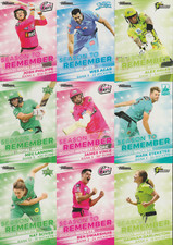 SEASON TO REMEMBER 2021/22 TLA TRADERS CRICKET AUSTRALIA BBL WBBL PICK YOUR CARD