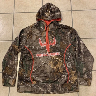 Women's Medium Realtree Xtra Camouflage Hooded Pullover Hunting Sweatshirt - Image 1 of 2