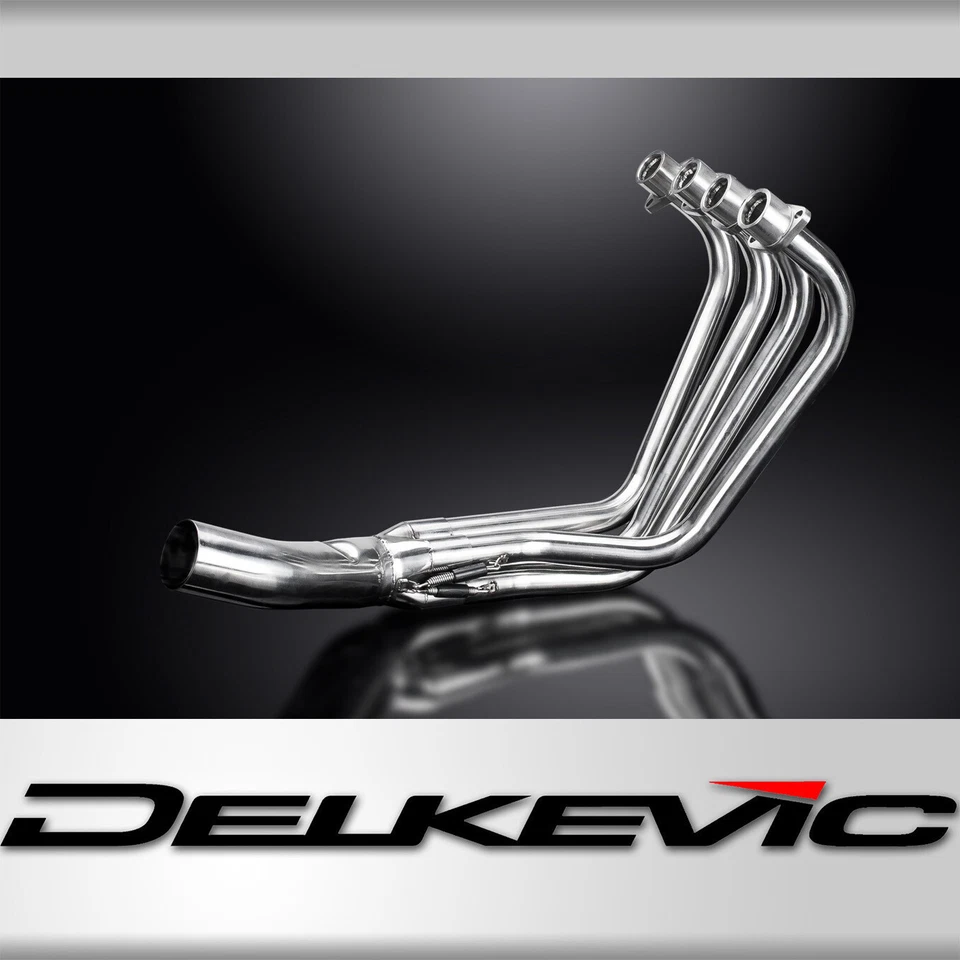 Suzuki GS1100E GS750 80-82 Delkevic Stainless 4-1 Exhaust Headers Downpipes - Image 1 of 4