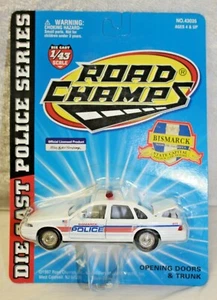 Road Champs - Bismark North Dakota State Police Die-Cast Cruiser MOC NEW 1:43 - Picture 1 of 3