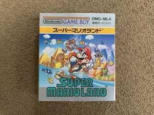 Nintendo Game Boy Game Super Mario Land DMG-MLA Japan Box Manual Tested Rare - Picture 1 of 5