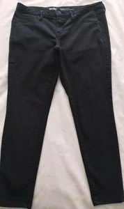 PANTALONES VAQUEROS MUJER MOSSIMO NEGROS TIRO MEDIO SUPER ELÁSTICOS JEGGING 12/31 S x26L - Imagen 1 de 11