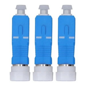 Adaptateur De Connecteur Fibre Optique 3 Pièces Convertisseur Monomode SC Mâle V - Afbeelding 1 van 12