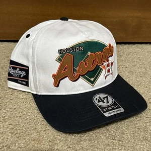 Houston Astros '47 Brand x Rawlings Diamond Script Hitch Snapback Cap Hat MLB - Picture 1 of 7
