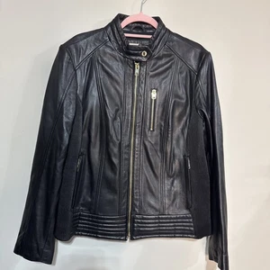 Michael Michael Kors Bikerjacke schwarz Leder Größe XL - Bild 1 von 20