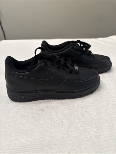 JORDAN Nike Air Force 1 Low DH2920 001 Triple Black scarpe sneakers giovani taglia 6 anni senza scatola
