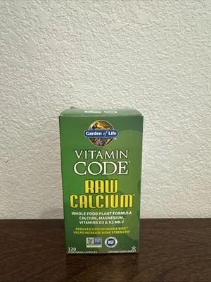 Garden of Life Vitamin Code Calcio Crudo 120 Cápsulas Vegetarianas 26/04 Foto 1 de 2