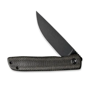 Civivi Knives Bo Liner Lock C20009B-6 Black Nitro-V Dark Green Micarta - Picture 1 of 6