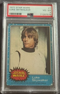1977 STAR WARS #1 LUKE SKYWALKER RC PSA 4 - Foto 1 di 2