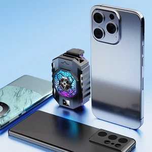 Refroidisseur Smartphone Gaming avec Lumi��re RGB et Fonction Vitesse Ventilateu - Photo 1 sur 24