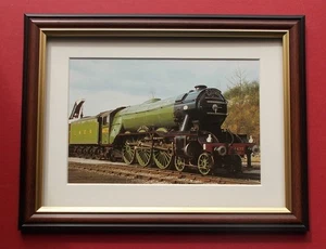 FLYING SCOTSMAN  RAILWAY PHOTOGRAPHS FRAMED - Picture 1 of 1